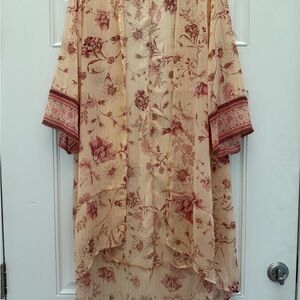 Maurices Floral Sheer Kimono